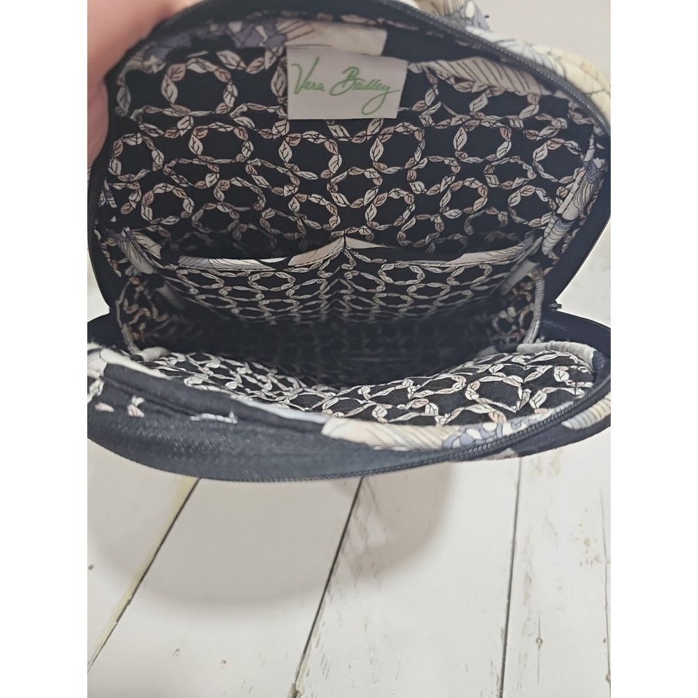 Vera Bradley Camellia Pattern Quilted Backpack - Picture 13 of 15